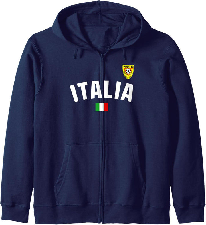 Italia Flag World Class Soccer Jersey Kapuzenjacke