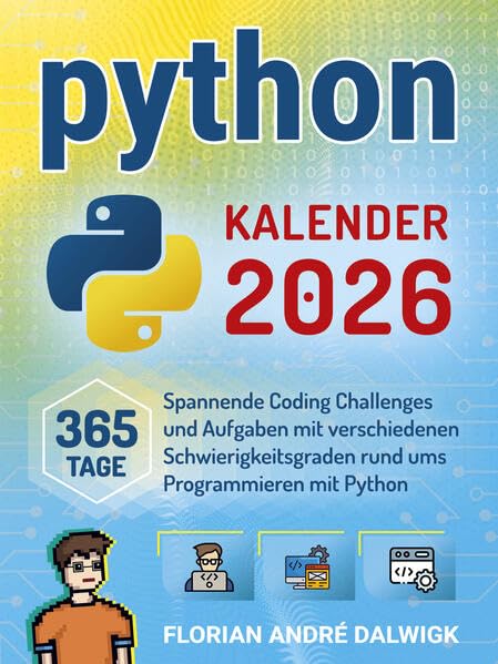 Python Kalender 2026: Spannende Coding Challenges und Aufgaben mit verschiedenen Schwierigkeitsgrade
