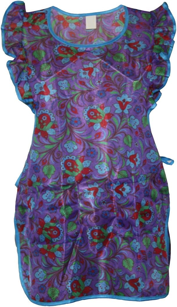 Chasuble Schürze Überwurf Dederon Nylon Nostalgie Rüsche M Modell 2, M Modell 2