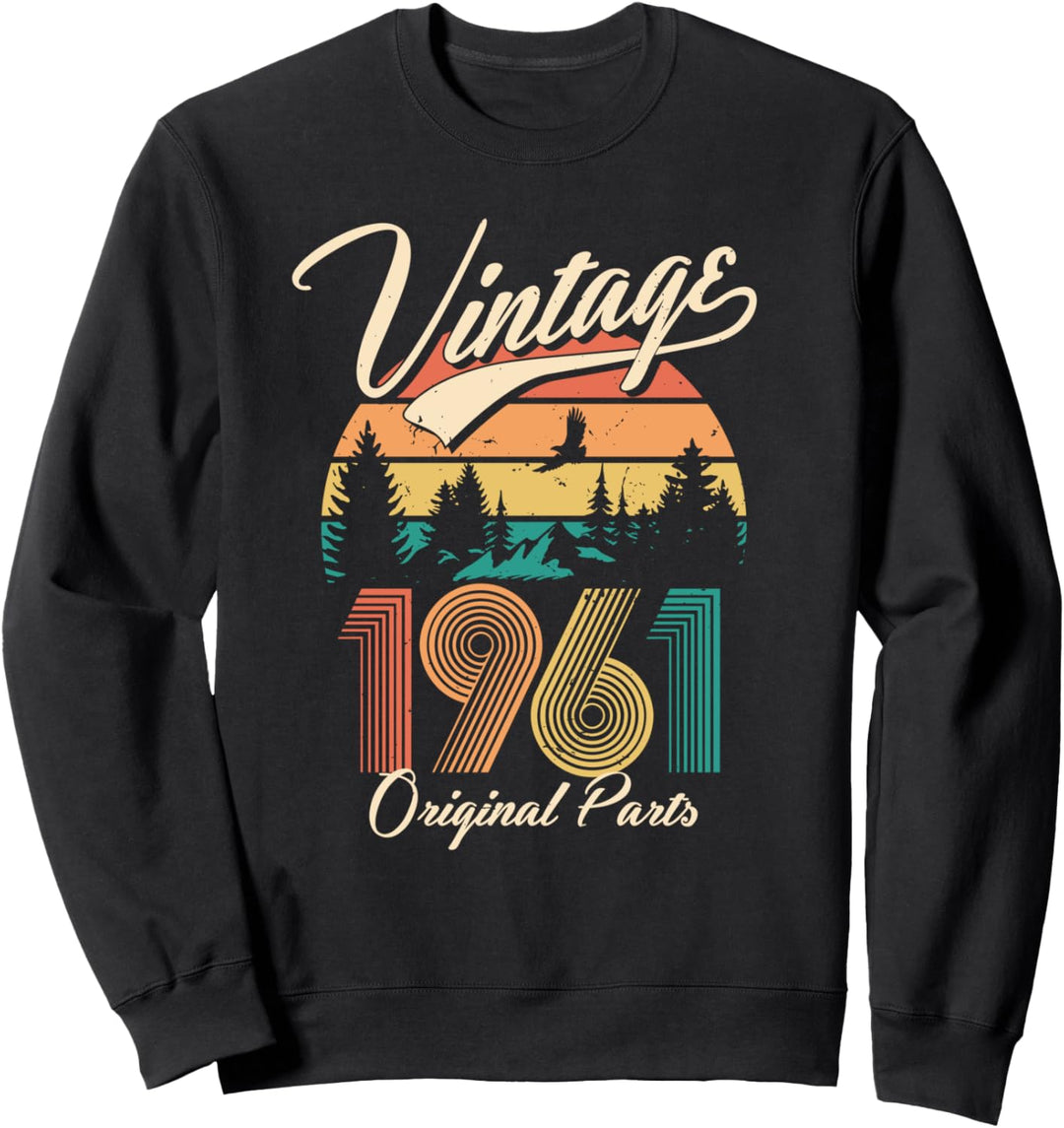 60. Geburtstag Geschenk Vintage 1961 60 Jahre Männer Frauen Sweatshirt