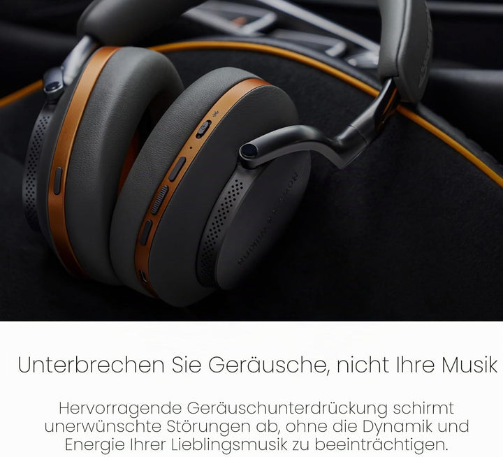 Bowers & Wilkins PX8 McLaren Edition Over-Kopfhörer mit Geräuschunterdrückung, kabellos, Bluetooth 5