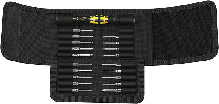 Wera Schraubendreher Set Kraftform Kompakt Micro-Set ESD20 SB, 20-teilig, Bit-Set, Bit-Schraubendreh