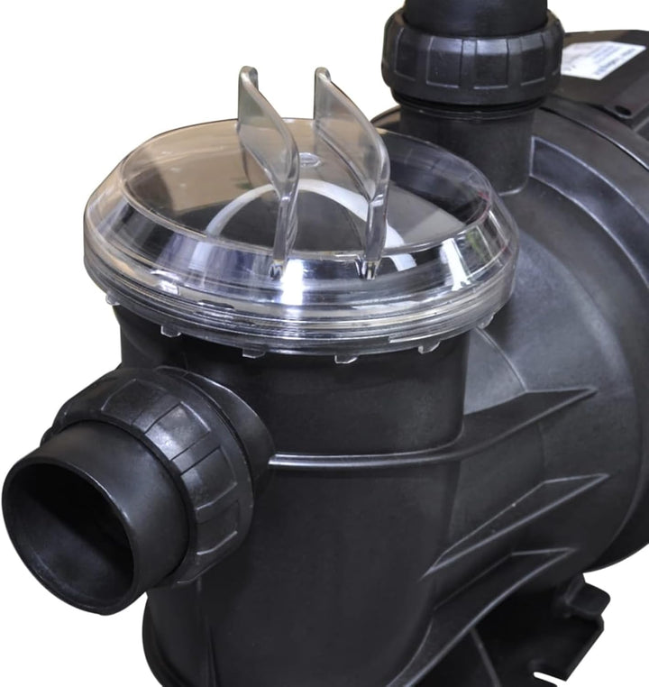 Hochwertige Poolpumpe 800W, 16000l/h, IPX4, für Swimmingpools, Gartenteiche und Spas - Mit Sieb-Filt