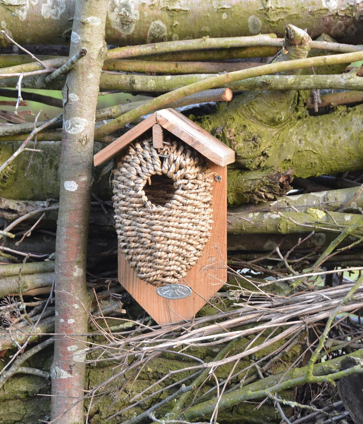 Dehner Natura Premium Wildvogel Nestbeutel Kadlin, Nistbeutel / Vogelhaus für Wildvögel, Einflugloch