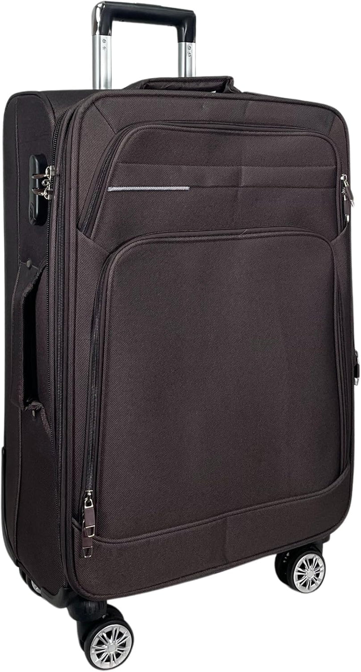 MY TRAVEL BAG Stoff Reisekoffer Trolley Erweiterbar mit Zwillingsrollen (M/L/XL/XXL oder 4er Set) We