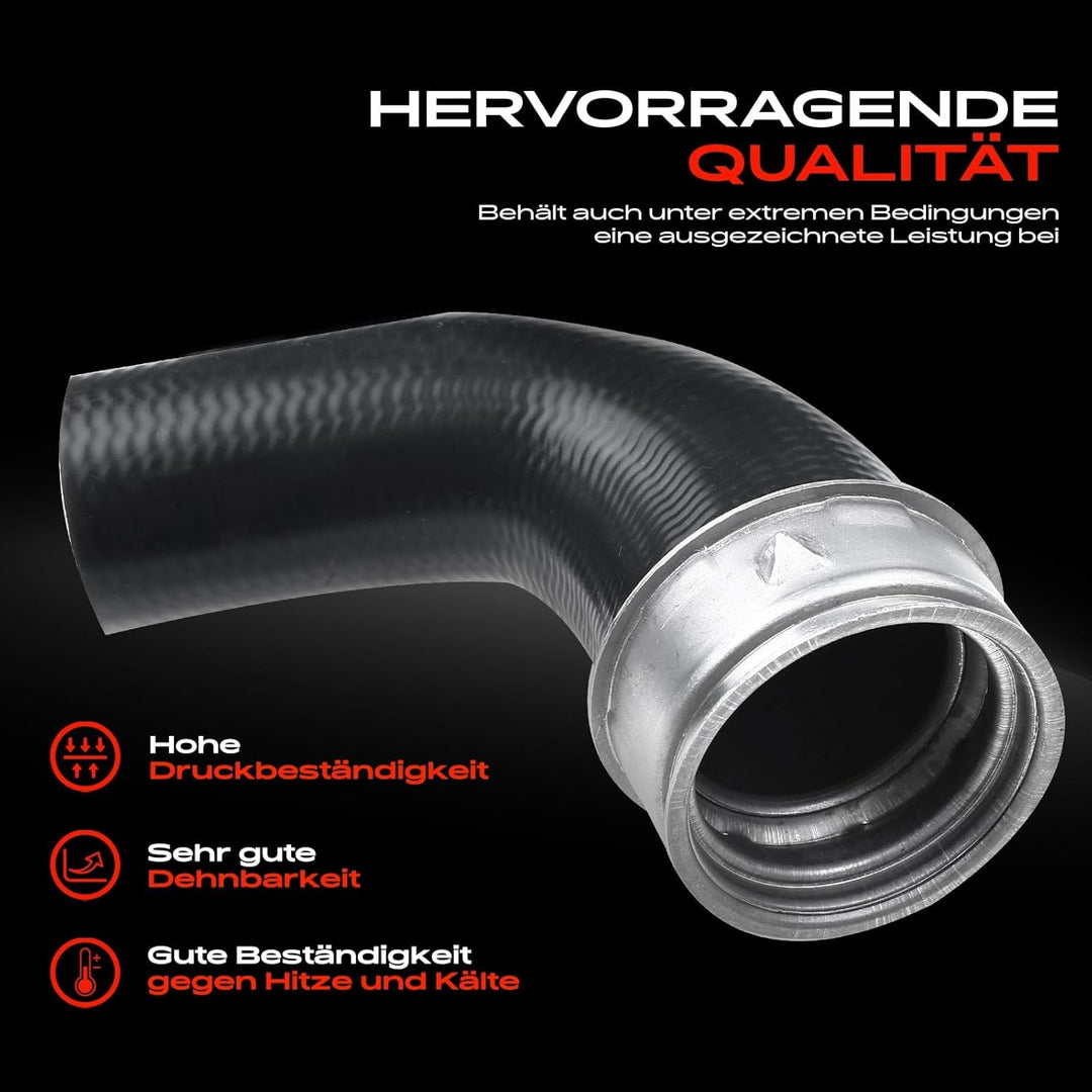 Ladeluftschlauch Turboschlauch Vorne für Lupo 60 6X1 1.2L 1.4L Diesel 1999-2005 6E0145790E