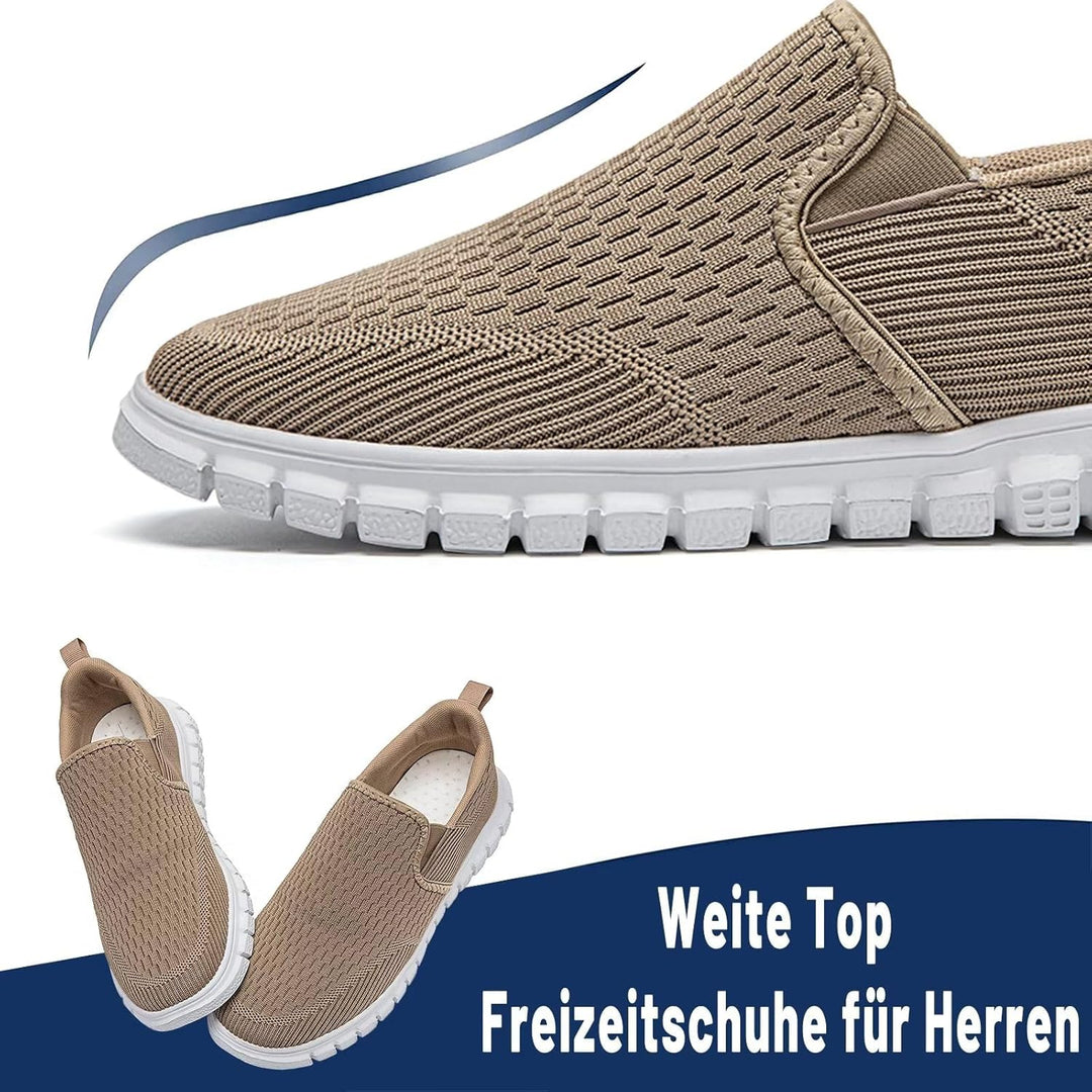 Oltyutc Herren Sneakers Slip On Schuhe Laufschuhe Sportschuhe Tennisschuhe Walkingschuhe Bequem Atmu