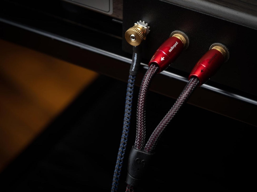 AudioQuest Audiokabel Red River, RCA, 1 m, Schwarz