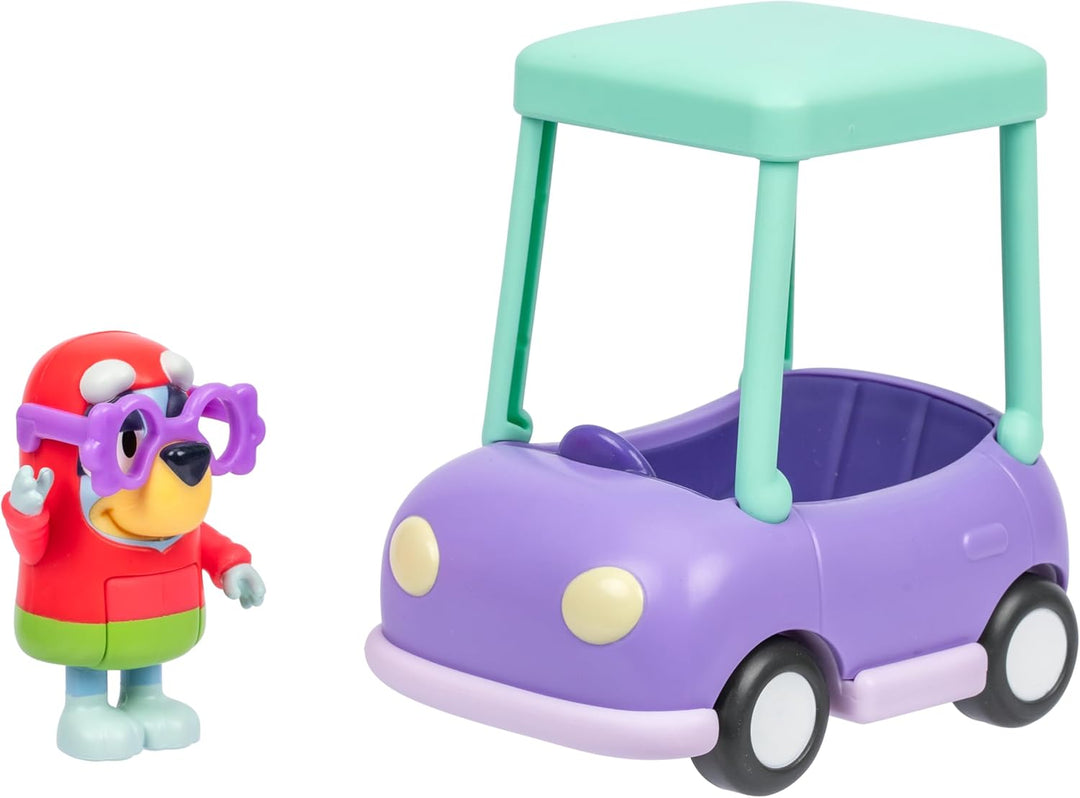 BlueY Auf geht die Fahrt Freunden in diesem tollen kleinen Fahrzeug: Fahre mit Janet im Oma-Auto, ei