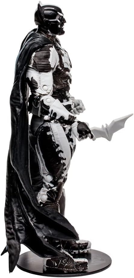 McFarlane DC Direct Actionfigur & Comic Black Adam Batman Line Art Variant (Gold Label) (SDCC) 18 cm
