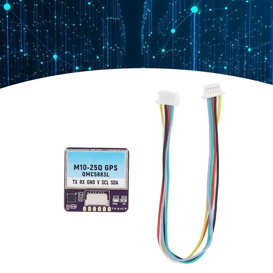 Walfront M10-25Q Integriertes GPS-Modul QMC5883L Kompass Chip der 10. Generation 10-Hz-Ausgang Gerin