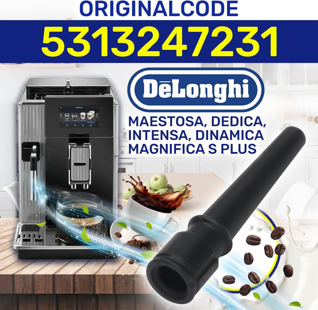 MONTERAL Inneres Rohr der Düse für den Milchaufschäumer für Kaffeeautomat mit dem Originalcode 53132