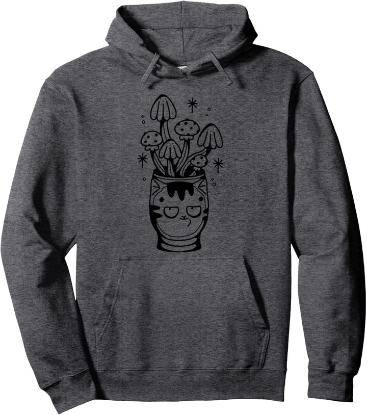 Verrückte Katze Pilze Lustiges Geschenk Anime Katzen-Fan Pullover Hoodie