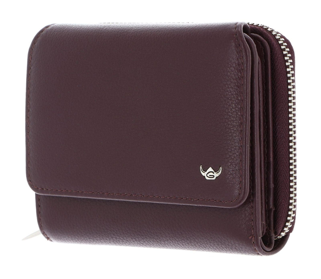 Golden Head Madrid RFID Protect Zipped Billfold Coin Wallet Amarone Amarone Einheitsgrösse, Amarone
