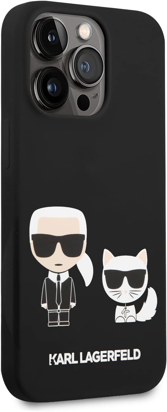 Karl Lagerfeld KLHMP14LSSKCK Hülle für iPhone 14 Pro 6,1" hardcase schwarz/Black