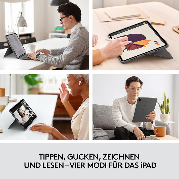 Logitech Combo Touch – Grau – Pfannen-Nordisch