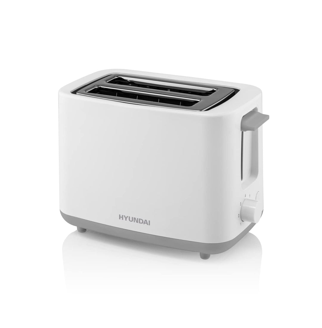 HYUNDAI Toaster TO261 I 700 W I 2 Scheiben I 7 Stufen I Krümelschublade I Stopfunktion I Gleichmässi