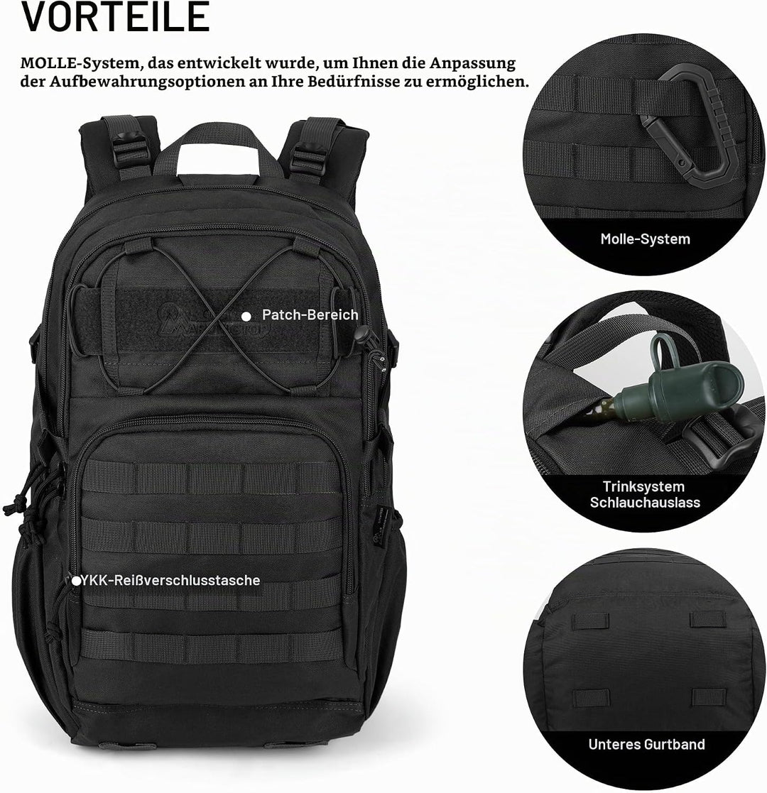 Mardingtop 28L/40L Militär Rucksack Wanderrucksäcke Trekkingrucksack Tactical Molle Rucksack für Cam