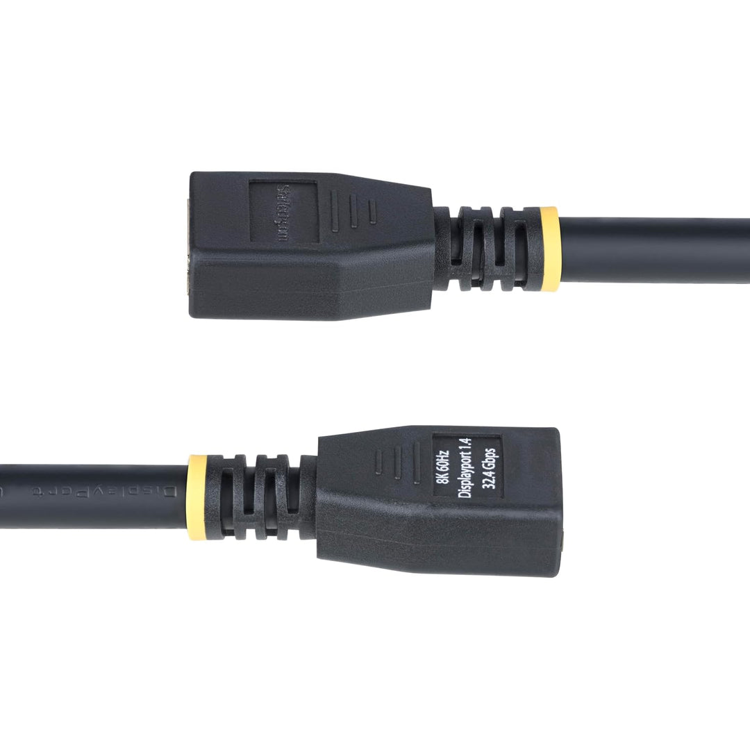 StarTech 3m DisplayPort 1.4 Verlängerungskabel, 8K 60Hz, St/Bu, Schwarz