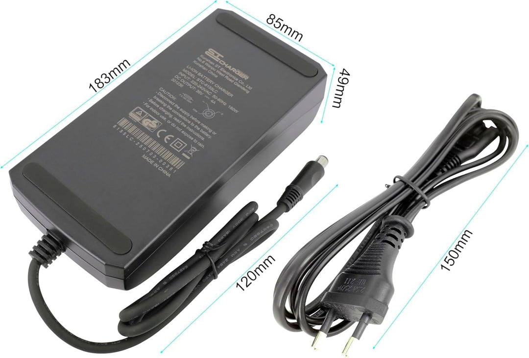 PowerSmart 36V(42V) 4A Ladegerät Model STC-8155LC passt für Akkus Typ ZZ131/ZZ234/ZZ234, mit Kleiner