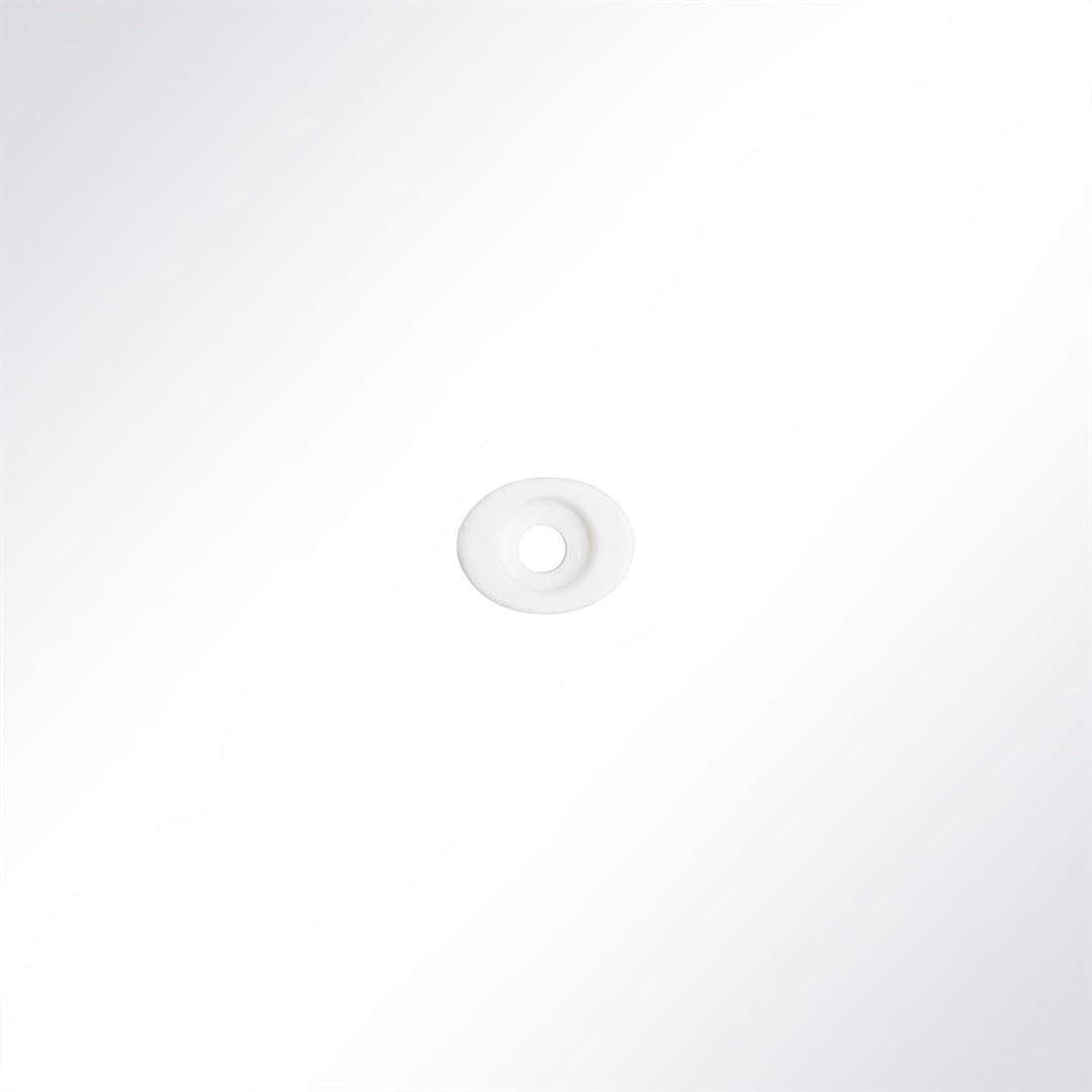 Persenningknopf Oval Weiss D 12 mm (100 Stück) 11 x 14 x 12 mm (B x L x H) Weiss 100, 11 x 14 x 12 m