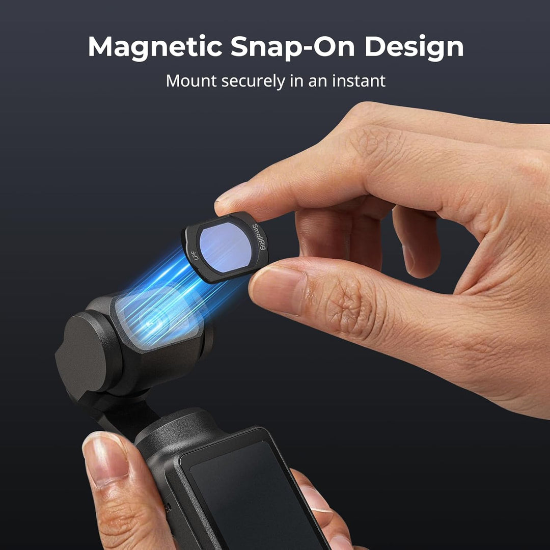 SMALLRIG Magnetischer Lichtverschmutzungsreduktionsfilter für DJI OSMO Pocket 4 / OSMO Pocket 3, meh