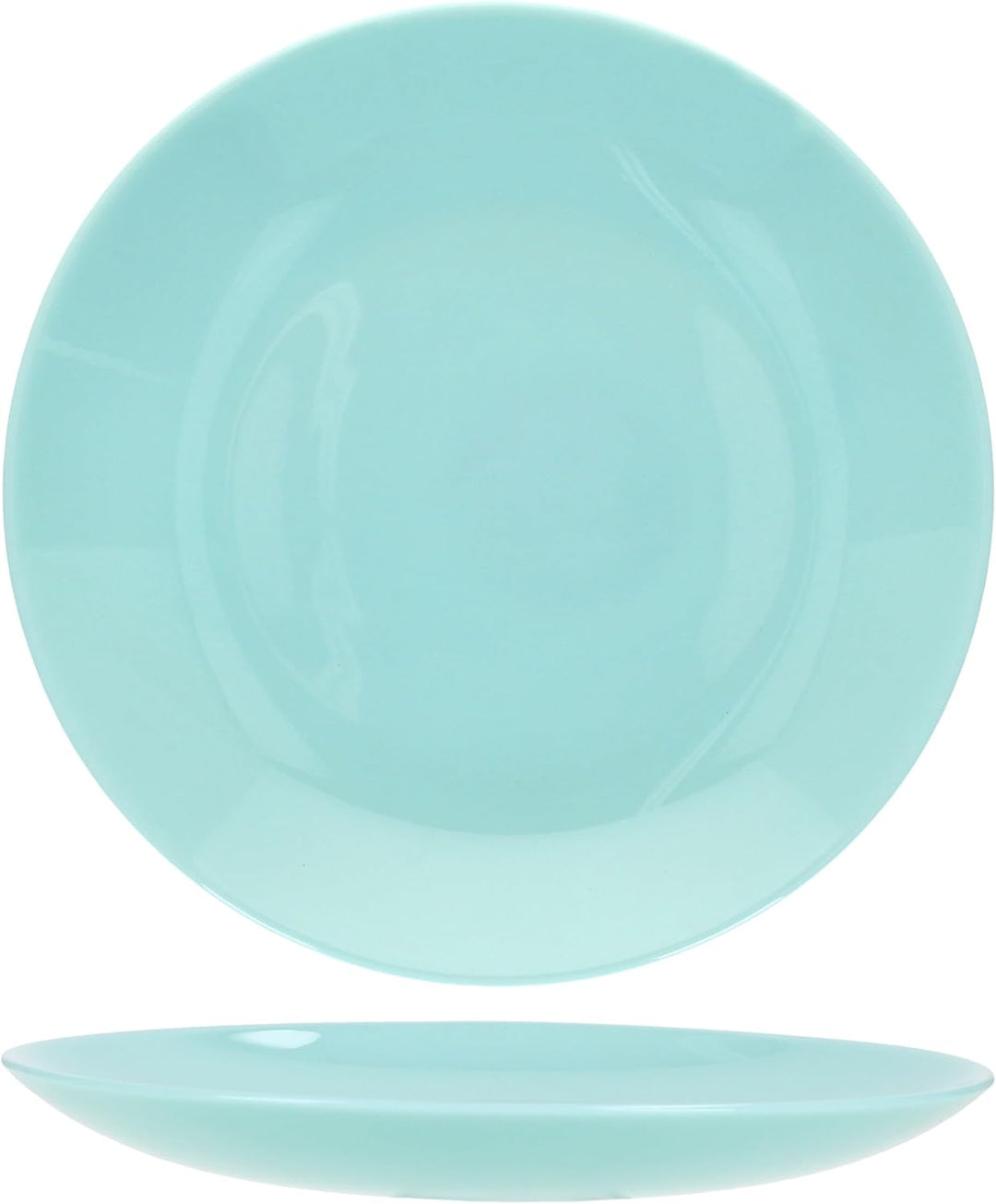 MamboCat 6er Set Mint Kuchenteller aus Glas I Ø 19 cm I kleine Teller für Kuchen, Dessert, Vorspeise