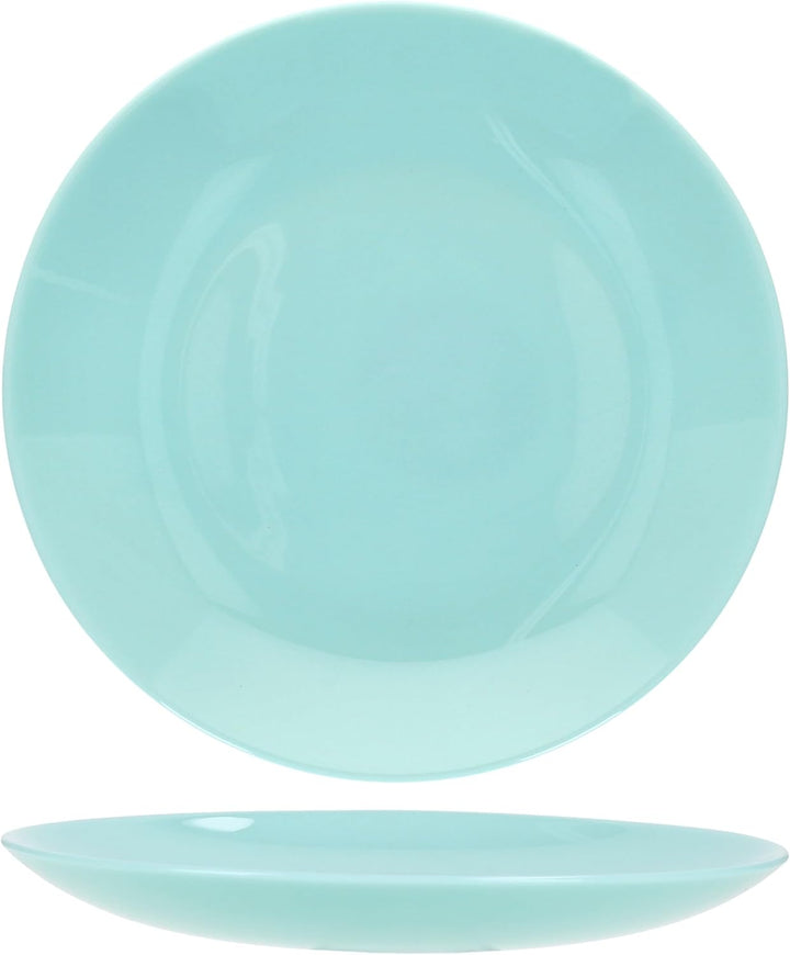 MamboCat 6er Set Mint Kuchenteller aus Glas I Ø 19 cm I kleine Teller für Kuchen, Dessert, Vorspeise
