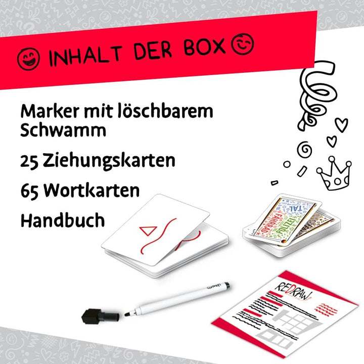 Trefl 02409 Dynamischaes Gesellschaftsspiel, Errate das Passwort, Zeichne die Zeichnungen der Andere