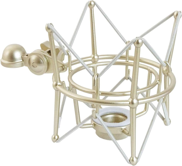 keepdrum Mikrofonständer mit Galgen + Universal Mikrofonspinne für diverse Mikrofone