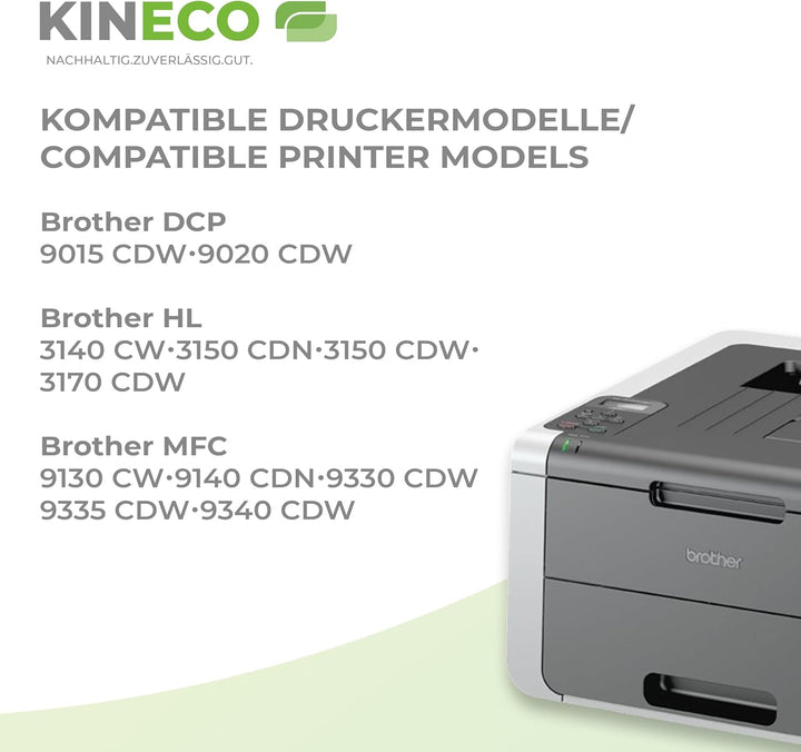 Kineco 5 Toner kompatibel für Brother TN-241 TN-245 für Brother DCP-9022CDW MFC-9142CDN 9342CDW 9332