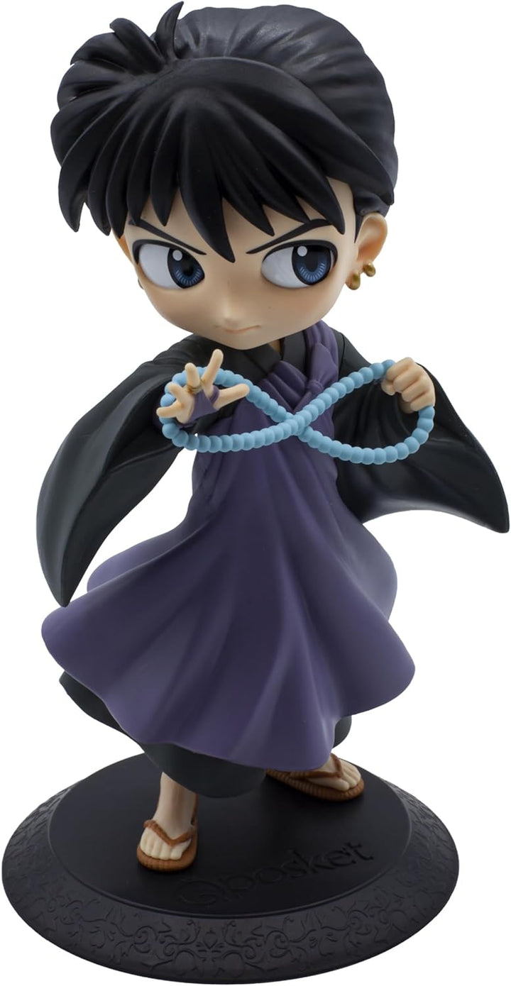 BANPRESTO Q Posket Figur Miroku Inuyasha, 14 cm, Mehrfarbig BP88123