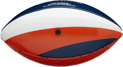 Wilson American Football MINI NFL TEAM PEEWEE, Kindergrösse, Mischleder PEE WEE Denver Broncos, PEE