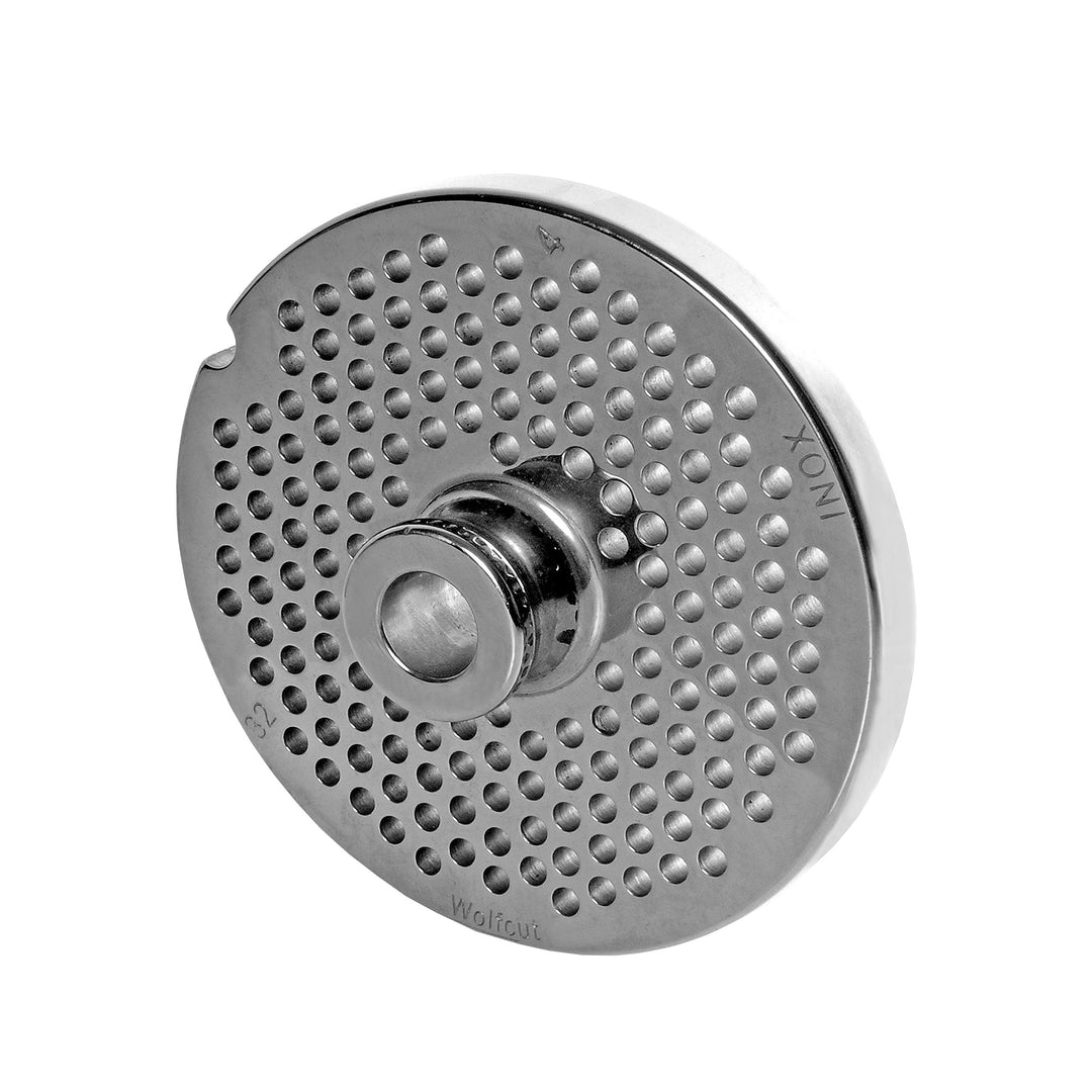 Wolfcut INOX Lochscheibe mit Nabe Gr. 32-4,0 MM Bohrung - kompatibel mit Fleischwolf Grösse 32