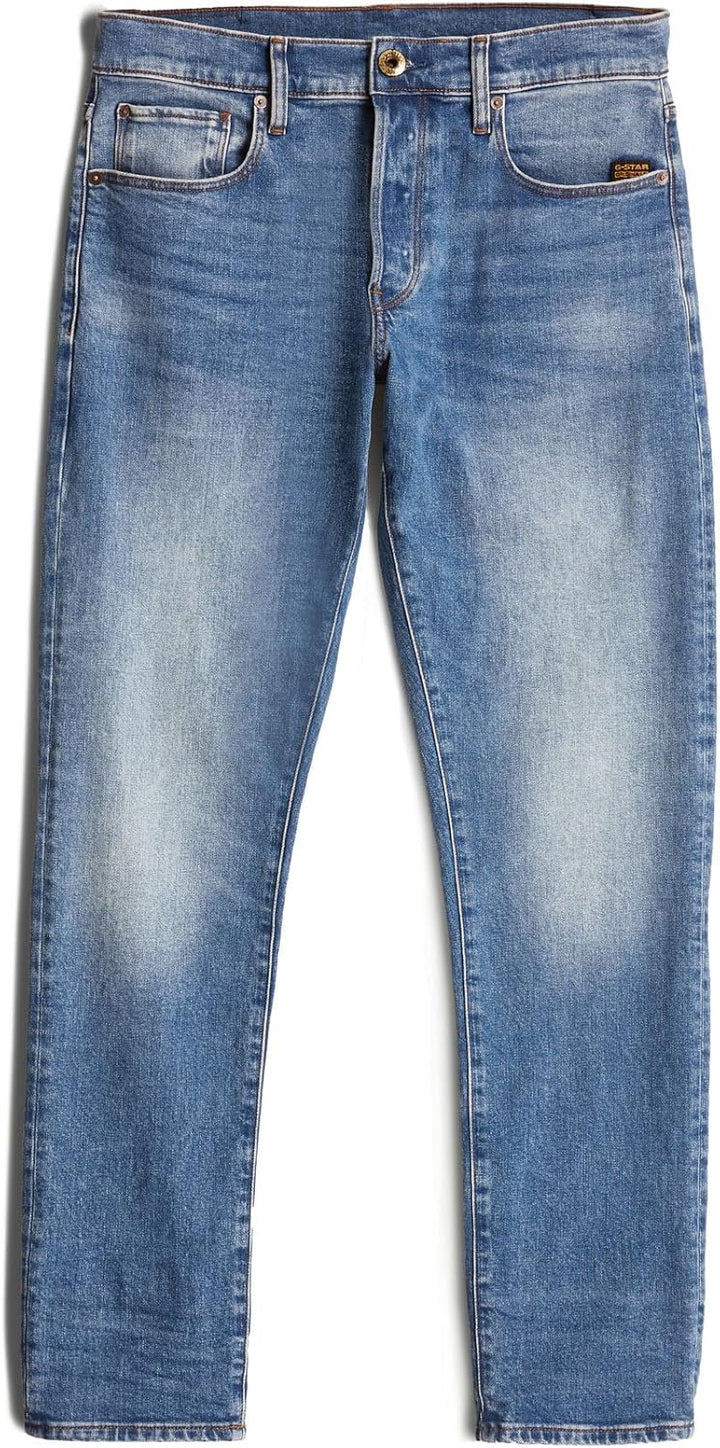 G-STAR RAW Herren 3301 Tapered Jeans 32W / 30L Blau (Worn in Azure 51003-b631-a795), 32W / 30L Blau