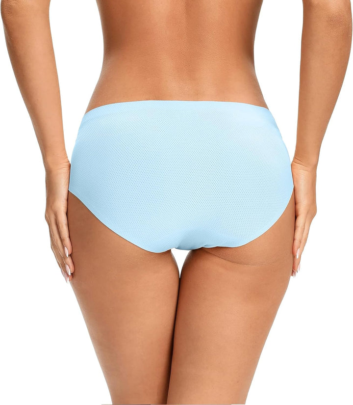 VOENXE Unterhosen Damen Nahtlos,Seamless Hipster UnterwäSche Frauen,Slips Ohne Naht,Unsichtbar Unter