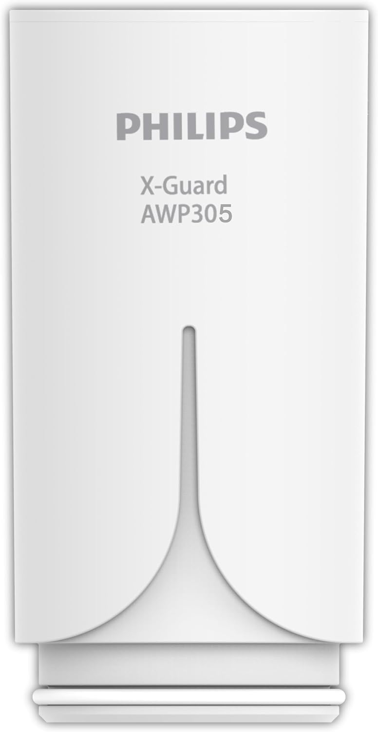 Philips Water AWP3703/10 Filter auf Wasserhahn, Weiss, Vertical X-Guard Microfiltration, Microfiltra