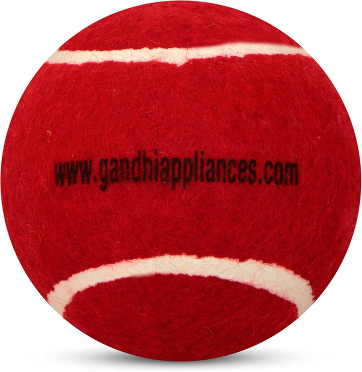 Nivia schwere Tennis Ball Cricket Ball (6 Stück) rot, rot