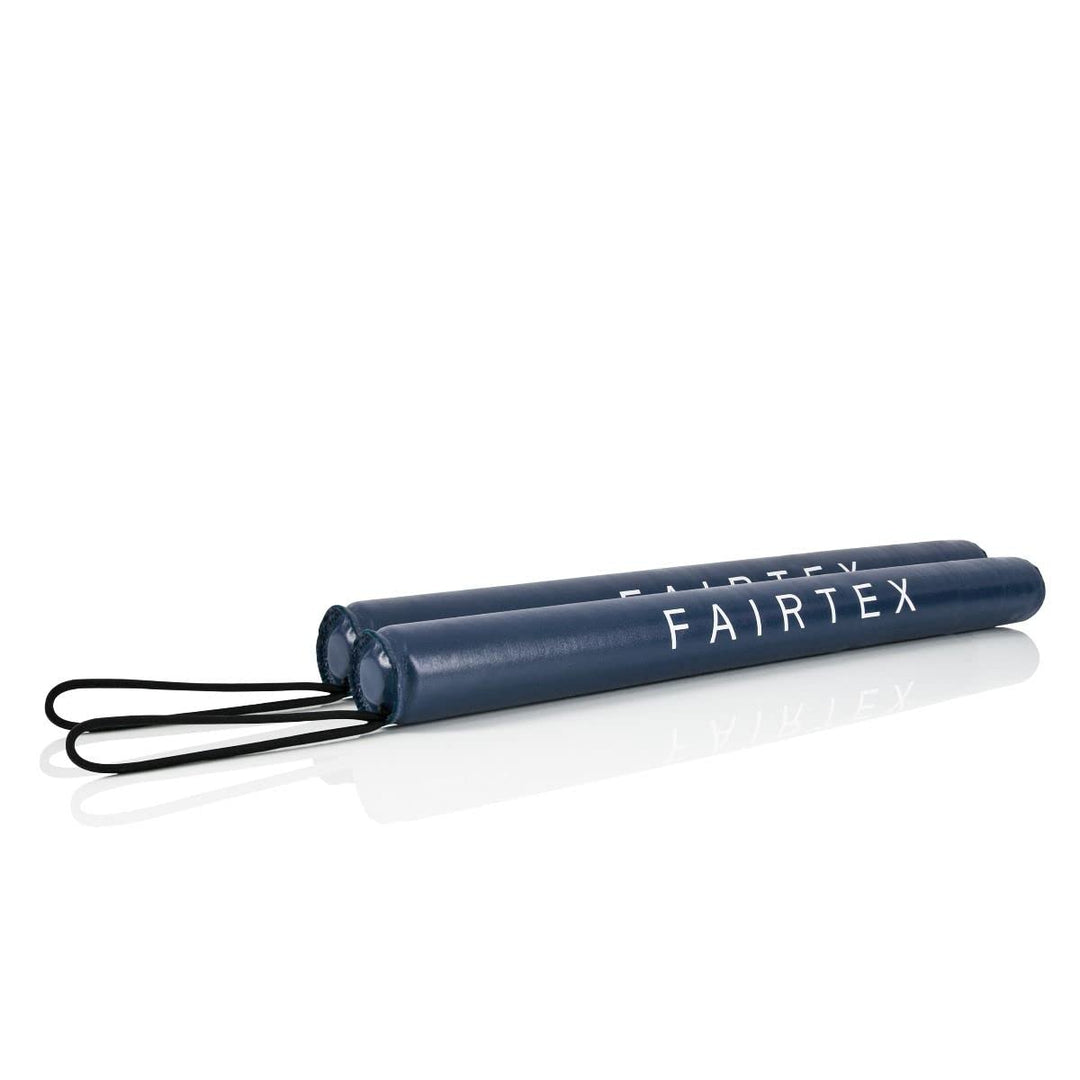 Fairtex BXS1 Leder-Boxstäbe für Boxen, Muay Thai, MMA Training Blau, Blau
