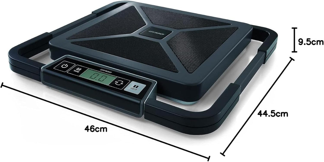 DYMO S50 Paketwaage Tragbare Digital | 50 kg | Briefwaage mit LCD-Bildschirm | USB oder AAA Batterie