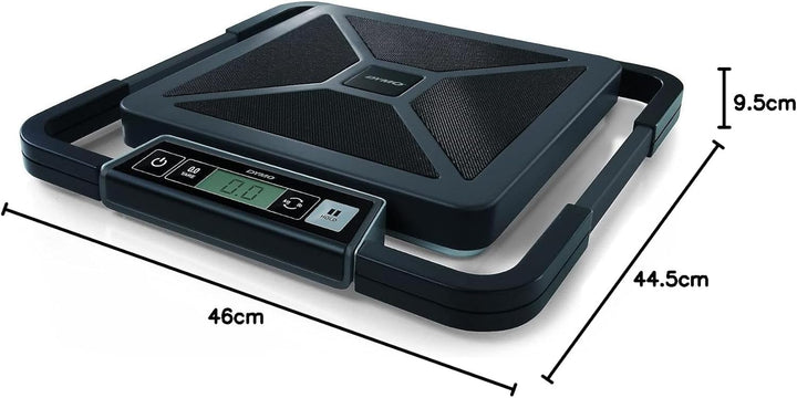 DYMO S50 Paketwaage Tragbare Digital | 50 kg | Briefwaage mit LCD-Bildschirm | USB oder AAA Batterie