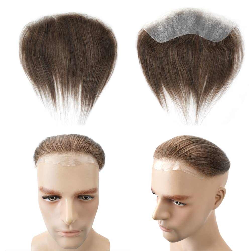 Lordhair Toupet Herren,100% Europäisches Echthaar Herren Toupet Echthaar,V-LOOP Skin Toupet Herren,T