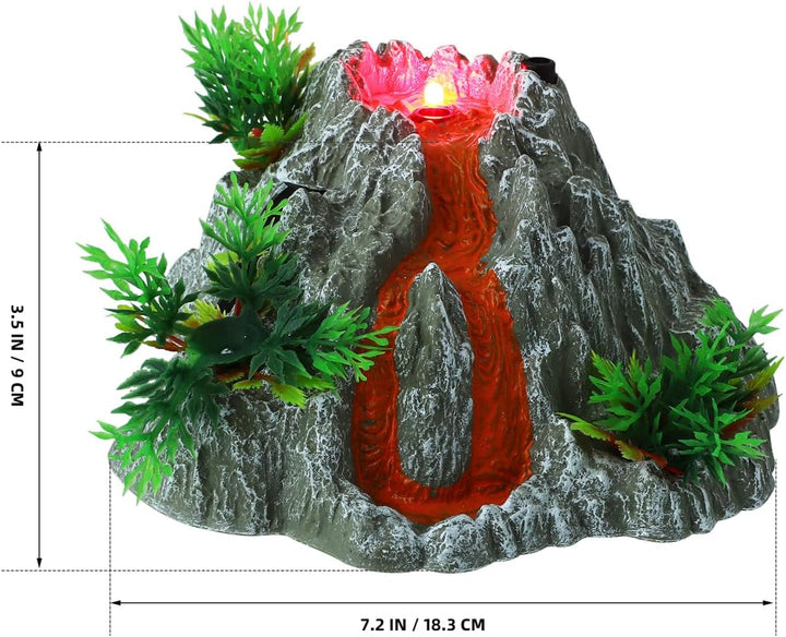 Kisangel Elektrisches Vulkan-Spielzeug Mit Realistischem Nebel Lichteffekten Und DinosauriergeräUsch