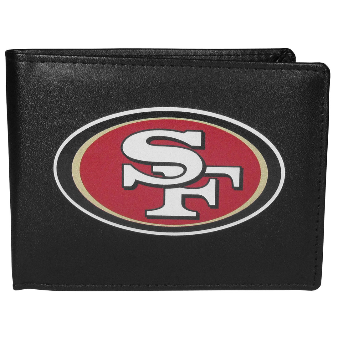 Siskiyou Sports Bi-fold Wallet Large Logo San Francisco 49ers Einheitsgrösse Schwarz, San Francisco