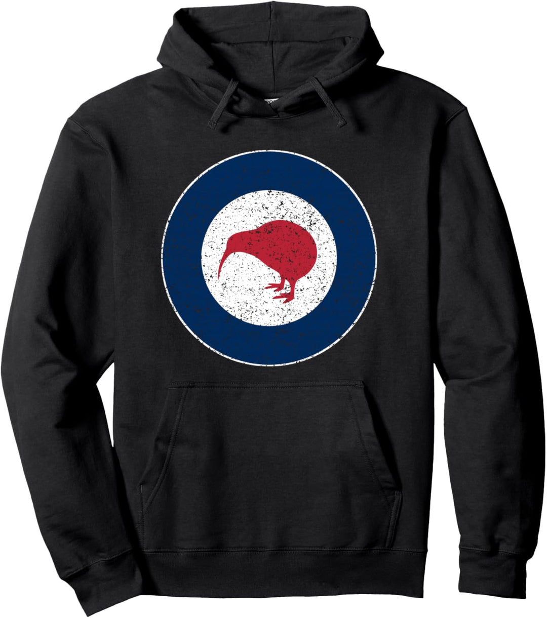 Royal New Zealand Air Force Round NZ Kiwi Pullover Hoodie