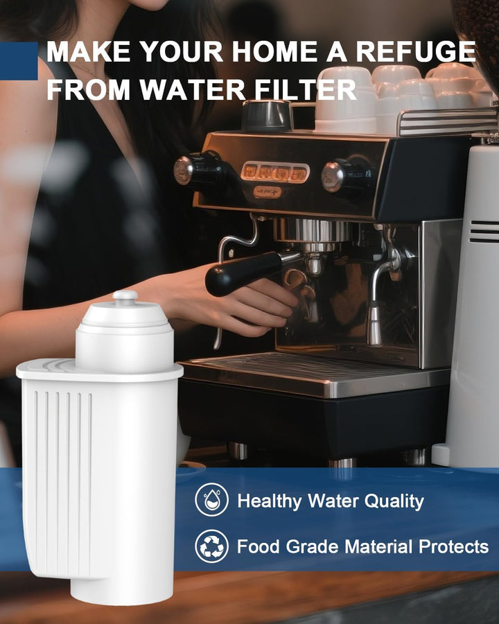 Kaffee-Wasserfilter Ersatz 4 Packung für TZ70003 Wasserfilter | Kompatibel mit der EQ-Serie TCZ7003