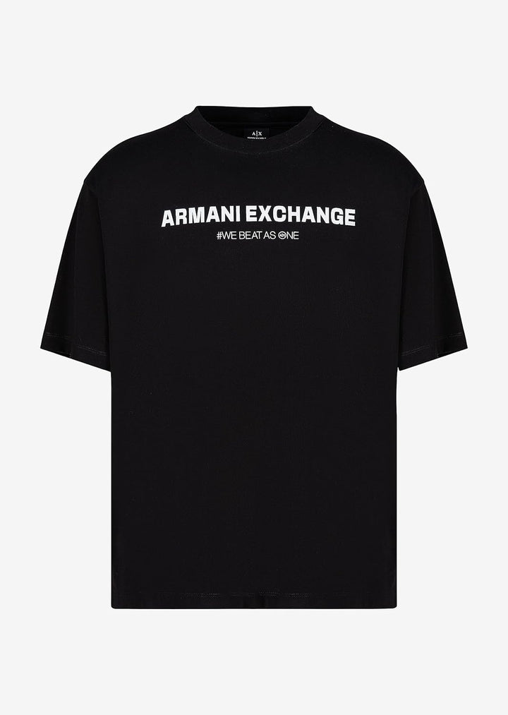 Armani Exchange Herren Limited Edition We Beat As One Capsule Heavy Jersey Jumper Polo Sweater M Sch