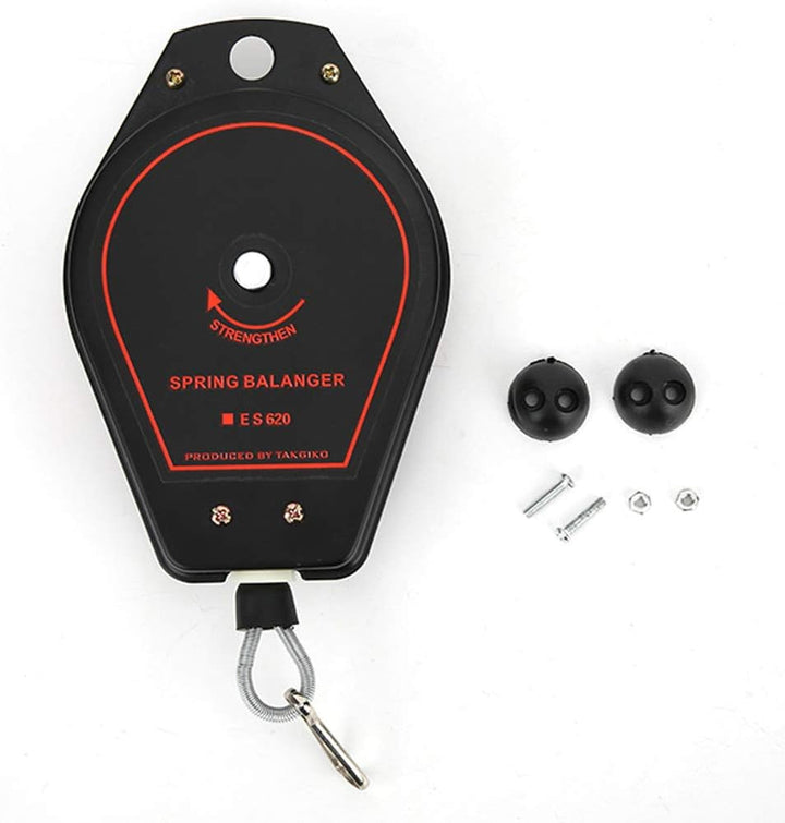 Spring Balancer 0,6-2,0 kg Tragbarer, einziehbarer Halter Montagewerkzeug Montagelinie Leuchten Schw