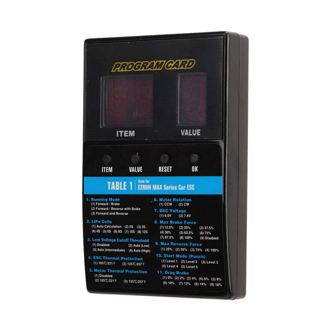 Bürstenlose ESC-Programmierkarte, Universelle Programmbox für RC-Car, Bootszubehör, Funktioniert mit