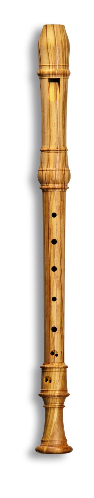 Mollenhauer 5223 Denner Alt-Blockflöte Olive Natur-Holz Barock Doppelloch